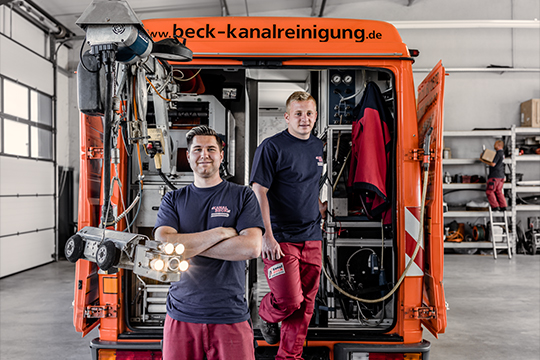 Herr Beck mit Team